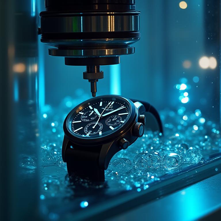 Test étanchéité montre